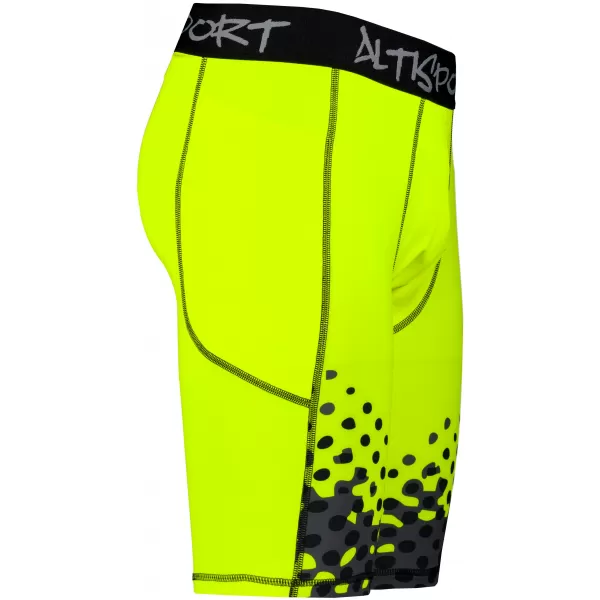  Muške sportske tajice iznad koljena premium ALTISPORT VOJ/ALM109LEG02 FLUO ŽUTA 