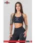 Isprani sportski grudnjak srednje potpore GOLDEN AGE 778 BLACK Nebbia