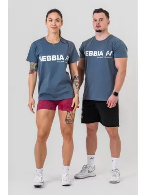 Majica kratkih rukava GYM ESSENTIALS 380 GREY Nebbia