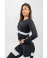 Crni top s dugim rukavima TRUE HERO 242 BLACK Nebbia