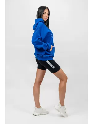 Oversize majica s kapuljačom GYM RAT 256 BLUE Nebbia