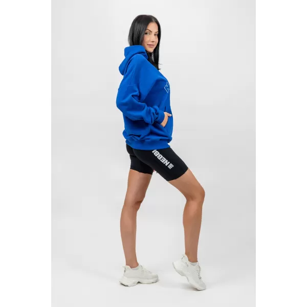 Oversize majica s kapuljačom GYM RAT 256 BLUE Nebbia 