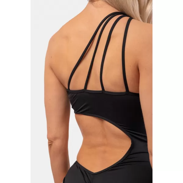  Asimetrični monokini na jedno rame 459 BLACK Nebbia 