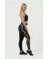 Ženski sportski grudnjak s visokom potporom INTENSE Asymmetric 841 BLACK Nebbia