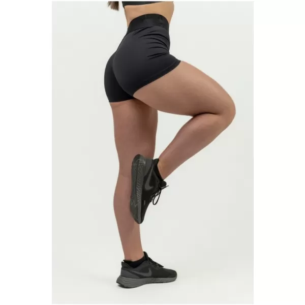  Ženske kompresijske kratke hlače visokog struka INTENSE Leg Day 832 BLACK Nebbia 