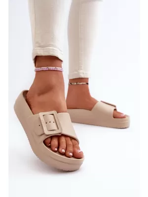 Ženske papuče BIG STAR NN274A666 BEŽ Big Star Shoes