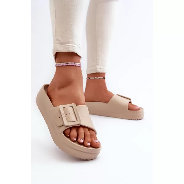  Ženske papuče BIG STAR NN274A666 BEŽ Big Star Shoes 