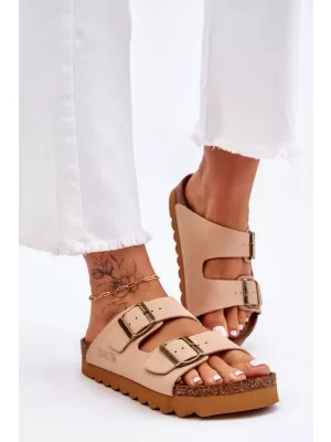 Ženske papuče BIG STAR LL274745 BEŽ Big Star Shoes