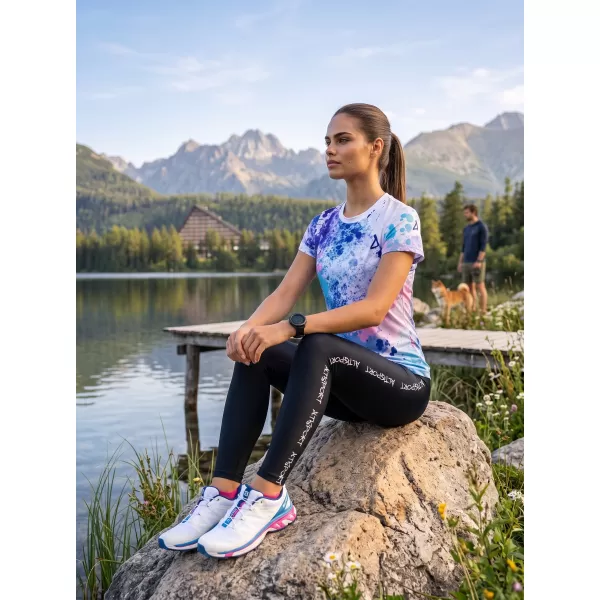  Ženska premium funkcionalna majica ALTISPORT VOJ/ALW055TR01 LJUBIČASTA/PLAVA 