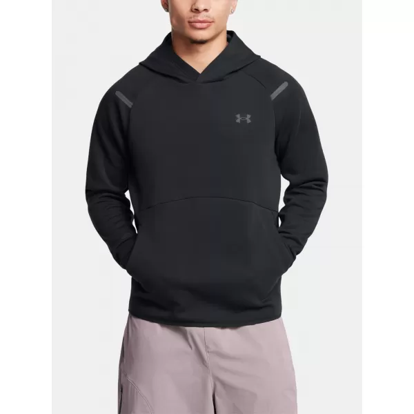  Muški sweatshirt UNDER ARMOUR UNSTOPPABLE FLC HD EU 1389350-001 CRNA 
