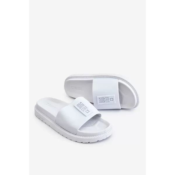  Ženske papuče BIG STAR LL274428 WHITE Big Star Shoes 