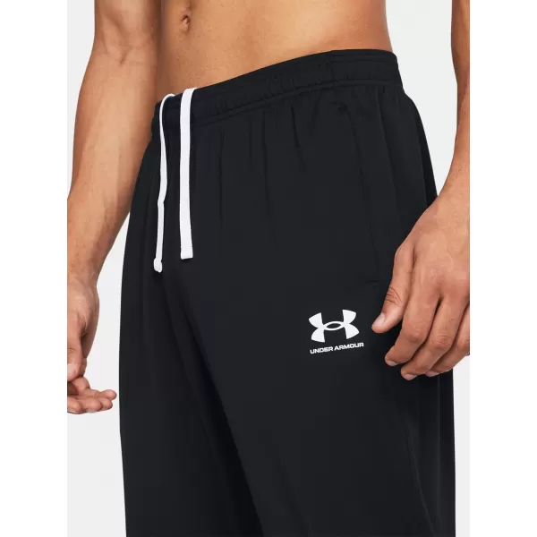  Muške sportske hlače UNDER ARMOUR M'S CH. PIQUE PANT 1382602-001 CRNA 