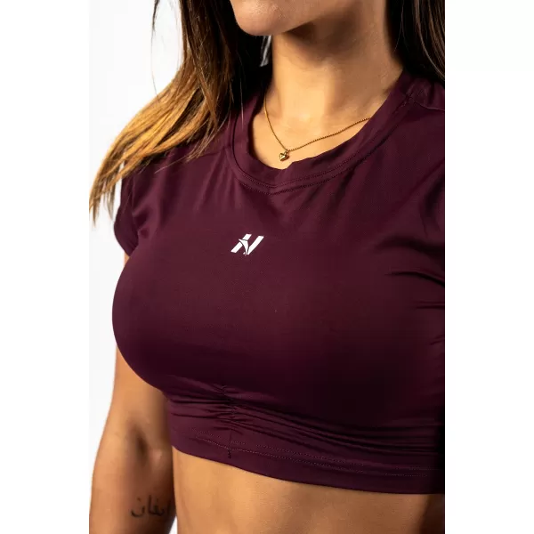  Crop top otvorenih leđa STRONG BEAUTY 430 TAMNOCRVENA Nebbia 
