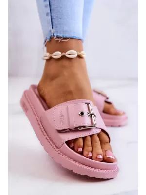 Modne ženske papuče BIG STAR JJ274A308 PINK Big Star Shoes