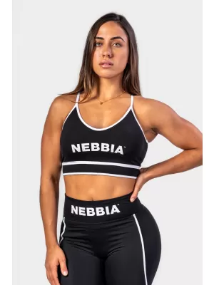 Sportski grudnjak srednje potpore MY RULES 608 BLACK Nebbia