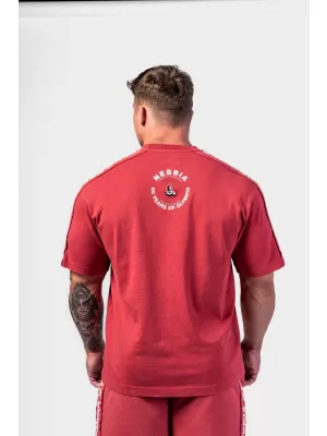Isprana oversized majica GOLDEN AGE 790 RED Nebbia
