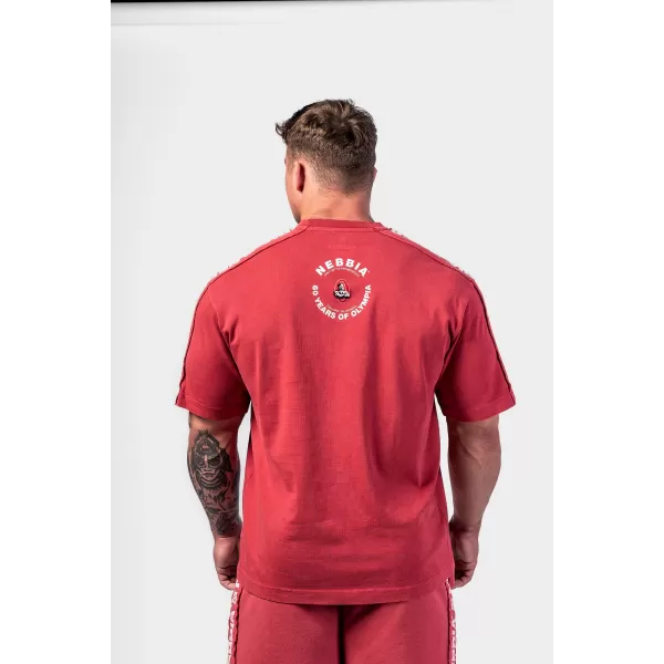  Isprana oversized majica GOLDEN AGE 790 RED Nebbia 