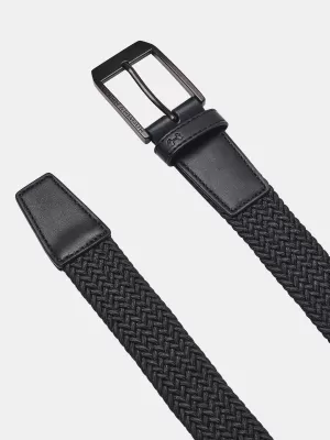 Muški remen UNDER ARMOUR M BRAIDED GOLF BELT 1387746-001 CRNA