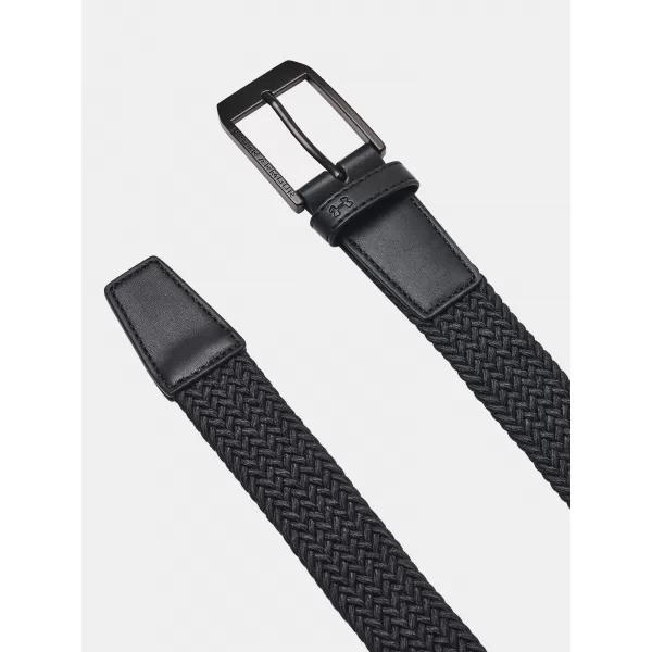  Muški remen UNDER ARMOUR M BRAIDED GOLF BELT 1387746-001 CRNA 