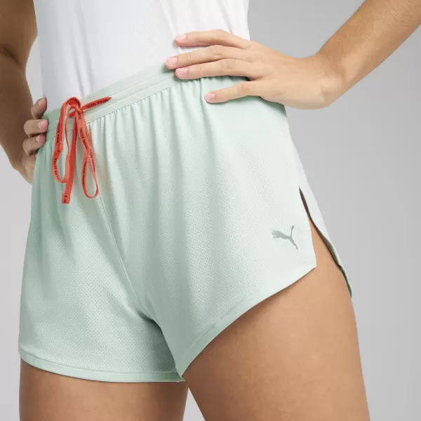  Ženske kratke hlače PUMA EVRYDAY KNIT 3 SPLT SHRT ?W 526664_50 MIRNO PLAVO 