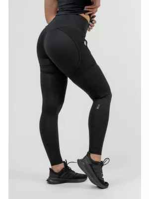 Ženske sportske tajice s INTENSE Mesh 838 BLACK Nebbia