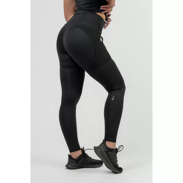  Ženske sportske tajice s INTENSE Mesh 838 BLACK Nebbia 