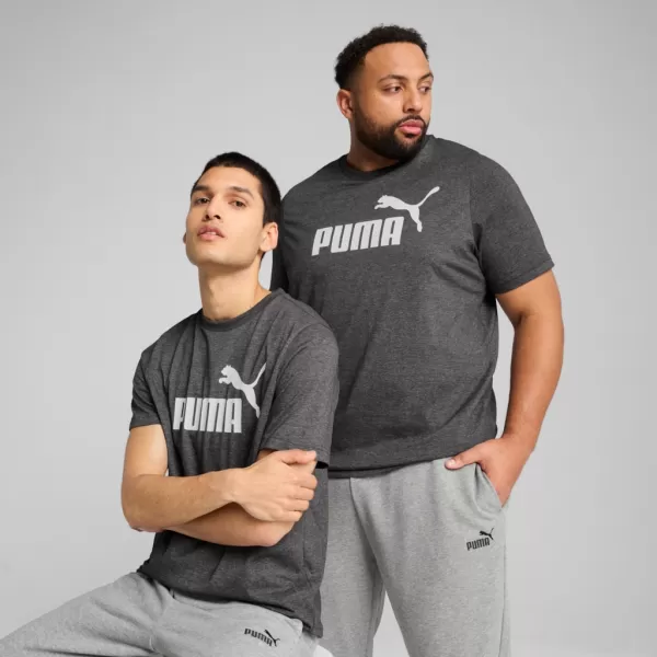  Muška majica kratkih rukava PUMA ESS NO. 1 LOGO HEATHER TEE 682550-01 CRNA 