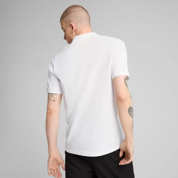  Muška majica s kragnom PUMA ESS PIQUE POLO 682554-02 BIJELA 