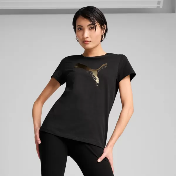  Košulja PUMA ESS METALLIC TEE 684995-51 CRNI 