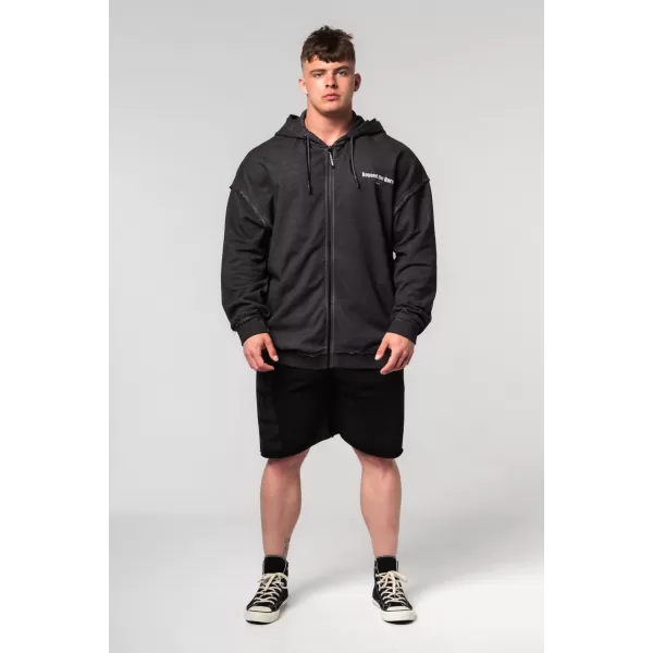  Isprana majica s patentnim zatvaračem GYM BRO 362 BLACK Nebbia 