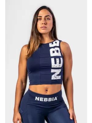 Majica bez rukava SNATCHED 627 TAMNO PLAVA Nebbia