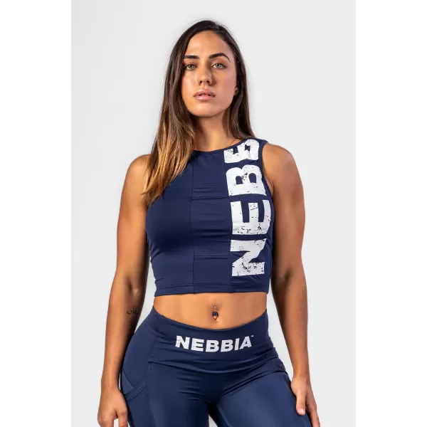  Majica bez rukava SNATCHED 627 TAMNO PLAVA Nebbia 