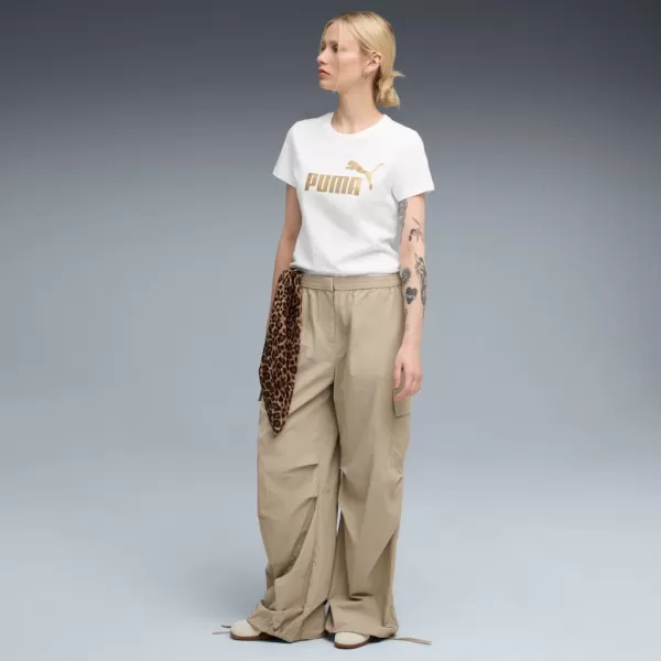  Košulja PUMA ESS METALLIC NO. 1 LOGO TEE 631536-52 BIJELA BOJA 