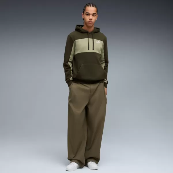  Muški sweatshirt PUMA ESS BLOCK HOODIE FL 684686-82 ZELENA 