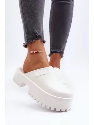 Ženske papuče BIG STAR NN274015 WHITE Big Star Shoes