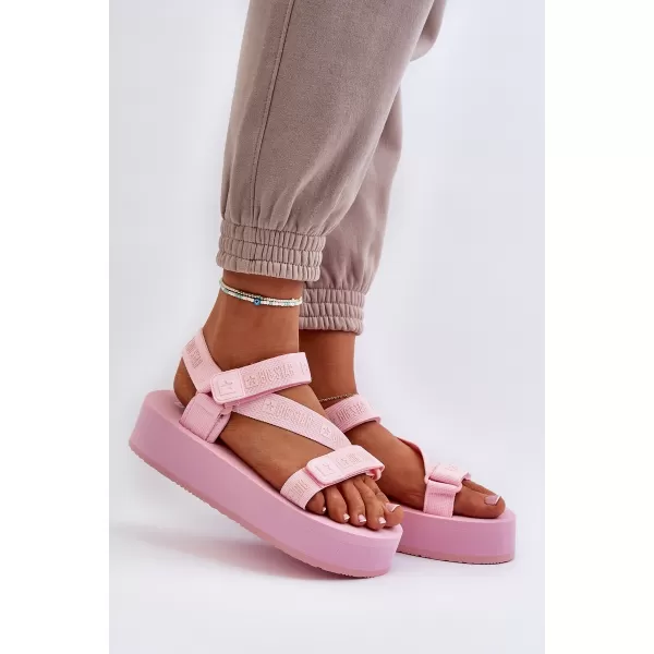  Ženske sandale BIG STAR NN274A533 PINK Big Star Shoes 