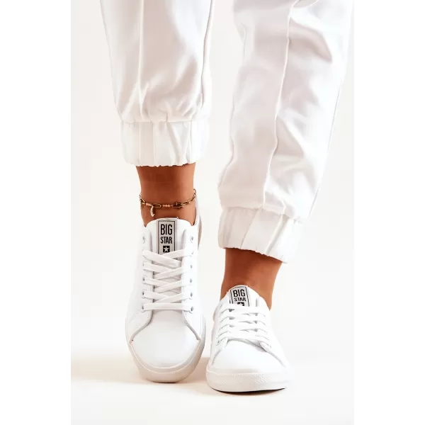  Ženske kožne tenisice BIG STAR JJ274311 WHITE Big Star Shoes 