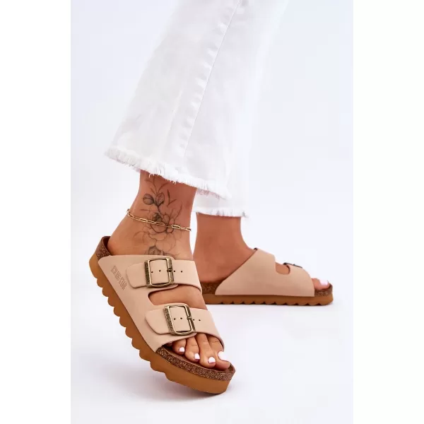  Ženske papuče BIG STAR LL274745 BEŽ Big Star Shoes 