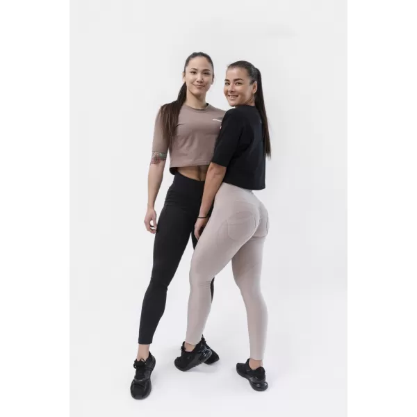  Tajice visokog struka s efektom podizanja Bubble Butt 587 CREAM Nebbia 
