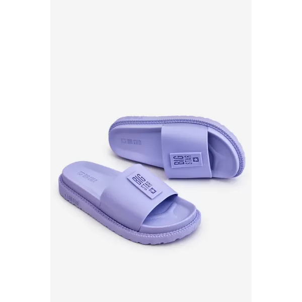  Ženske modne papuče BIG STAR JJ274A304 PURPLE Big Star Shoes 
