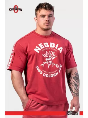 Isprana oversized majica GOLDEN AGE 790 RED Nebbia