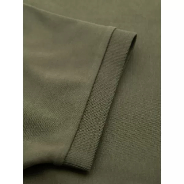  Muški majica OMBRE OM-POSS-0148 MASLINA 