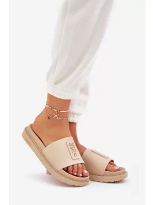Ženske papuče BIG STAR LL274A210 BEIGE Big Star Shoes