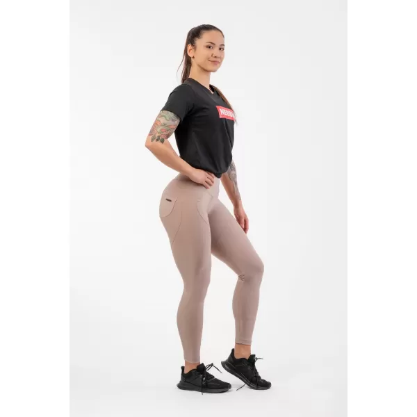  Tajice visokog struka s efektom podizanja Bubble Butt 587 CREAM Nebbia 