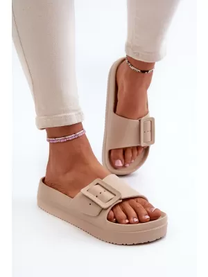 Ženske papuče BIG STAR NN274A666 BEŽ Big Star Shoes