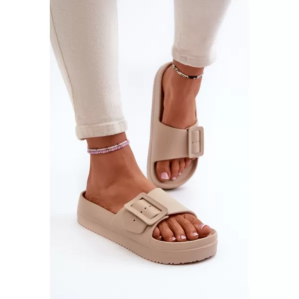  Ženske papuče BIG STAR NN274A666 BEŽ Big Star Shoes 