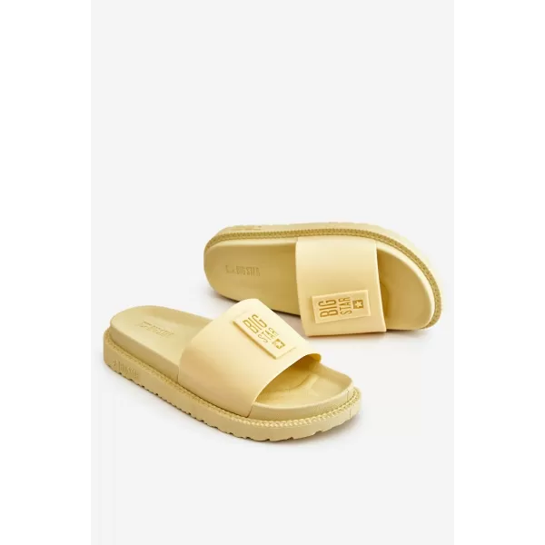  Ženske papuče BIG STAR JJ274A305 YELLOW Big Star Shoes 