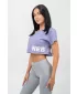 Crop top majica POWERHOUSE 279 SVIJETLO LJUBIČASTA Nebbia