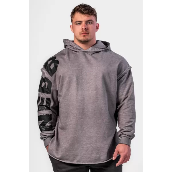 Isprani oversized hoodie NO BS 371 SVIJETLO SIVA Nebbia 