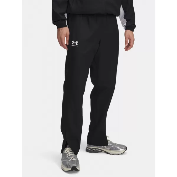  Muške sportske hlače UNDER ARMOUR RIVAL WVN WINDBREAKER PN 1390150-001 CRNA 